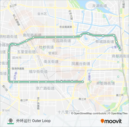 5号线 LINE 5 Metro Line Map