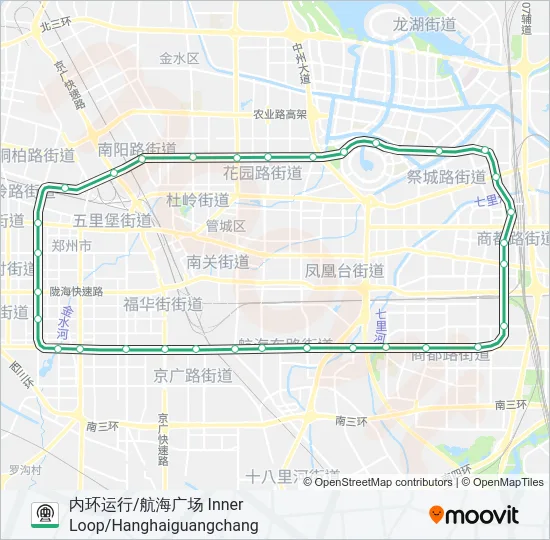 5号线 LINE 5 Metro Line Map