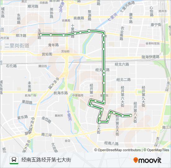 公交152路的线路图