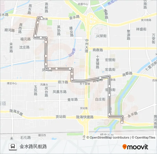 公交S127路的线路图