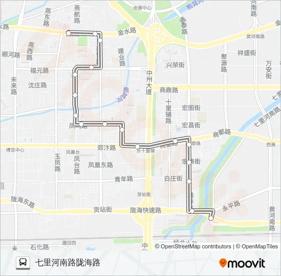 公交S127路的线路图