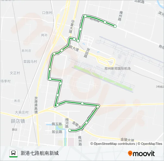 公交632路的线路图