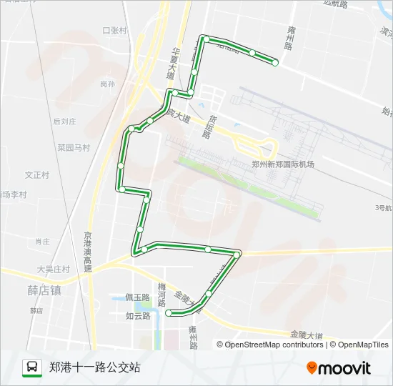公交632路的线路图