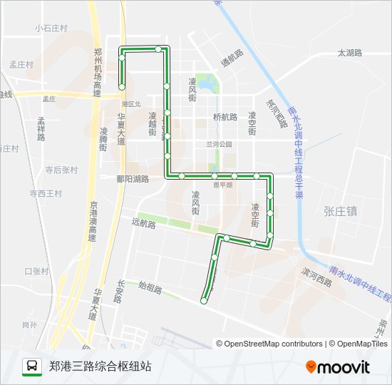 公交635路的線路圖