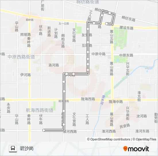 公交S115路的线路图