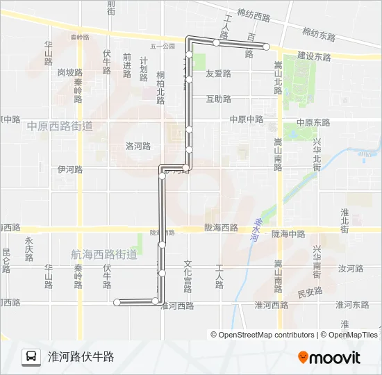 公交S115路的线路图