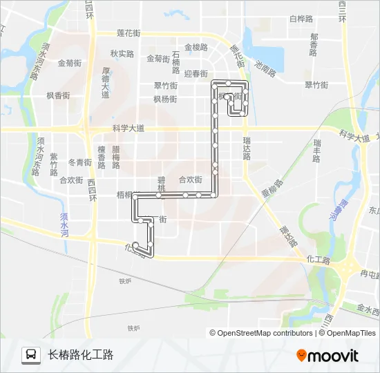 公交S116路的线路图