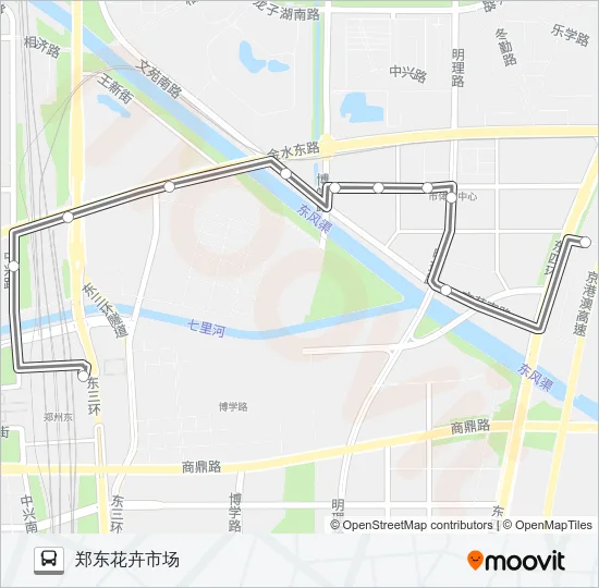 S135路 Bus Line Map