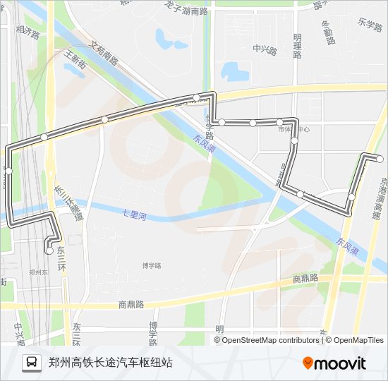 公交S135路的线路图