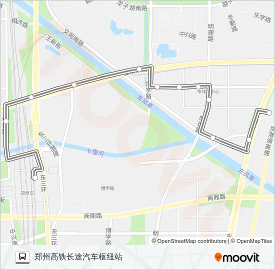 S135路 Bus Line Map