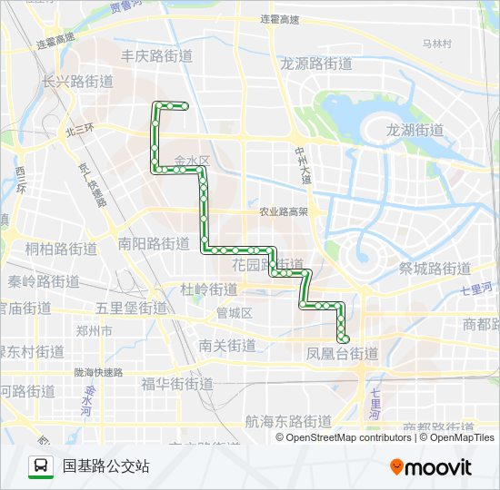 公交64路的线路图