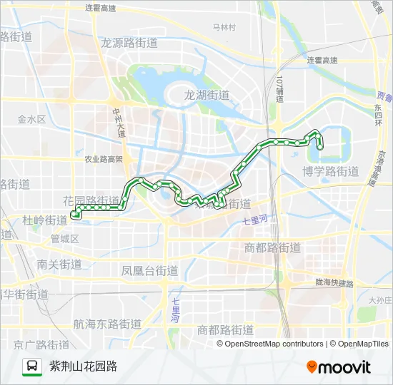 公交265路的线路图