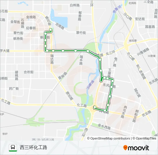 公交183路的线路图