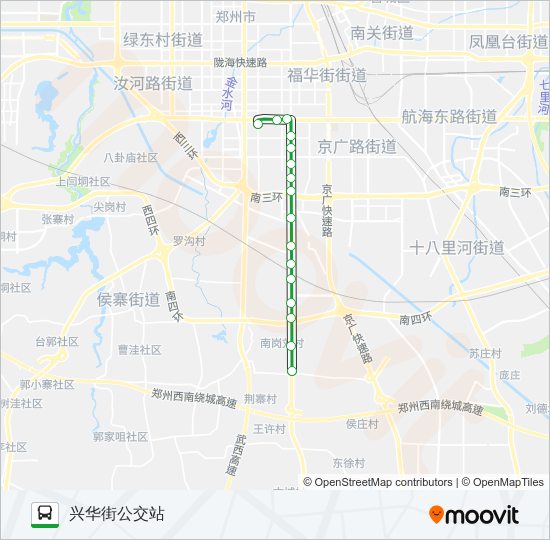 公交180路的线路图