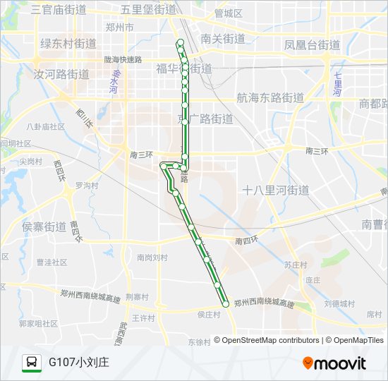 公交981路的线路图