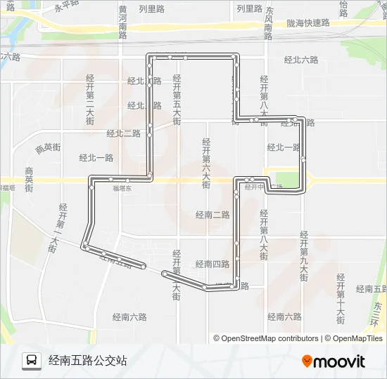 公交S176路的线路图