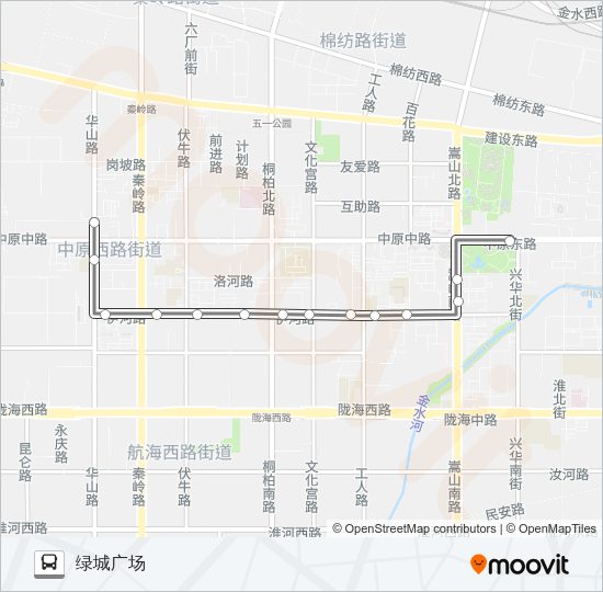 公交S112路的线路图