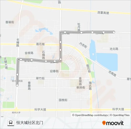 公交S151路的线路图