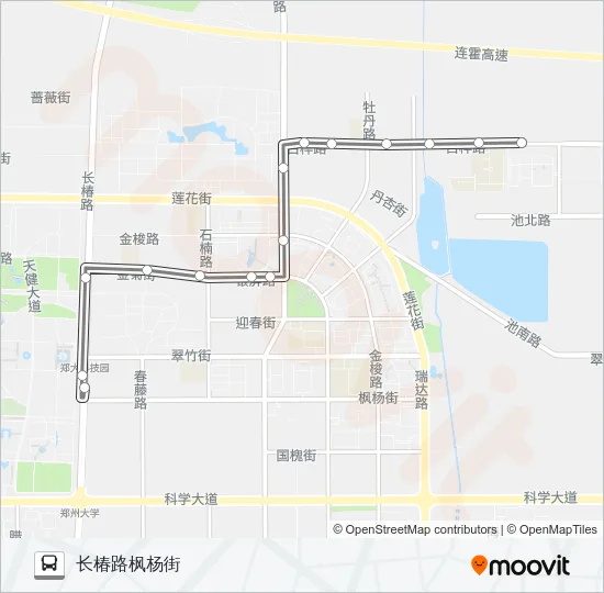 公交S151路的线路图
