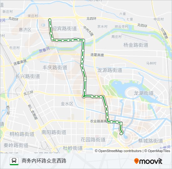 公交156路的线路图