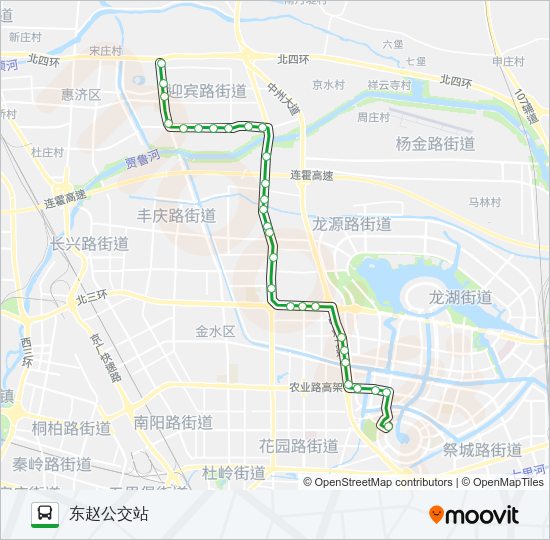 公交156路的线路图