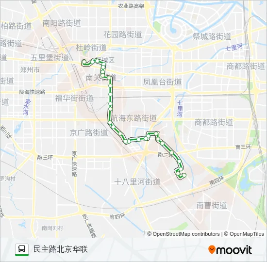 518路 Bus Line Map