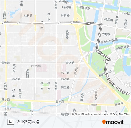 公交S168路的线路图