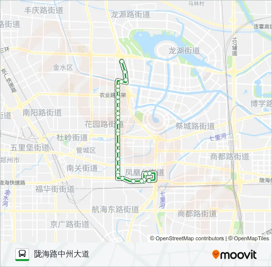公交192路的线路图