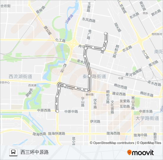 公交S155路的线路图
