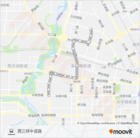 S155路 Bus Line Map