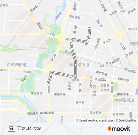 公交S155路的线路图