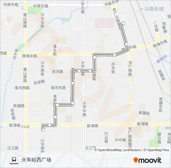 S165路 Bus Line Map