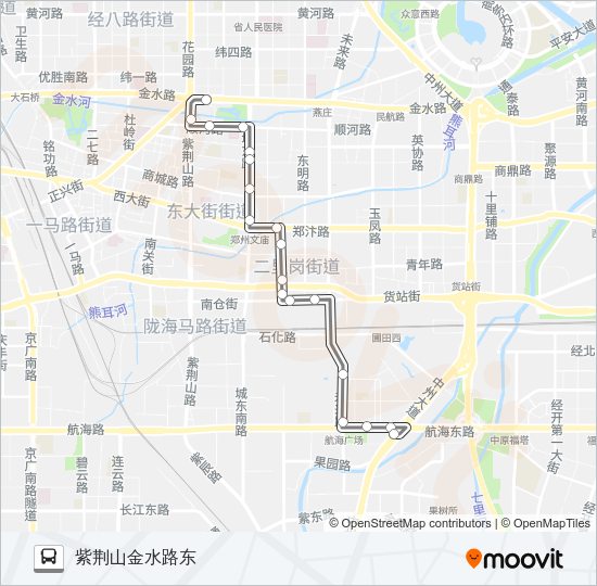 公交S166路的线路图