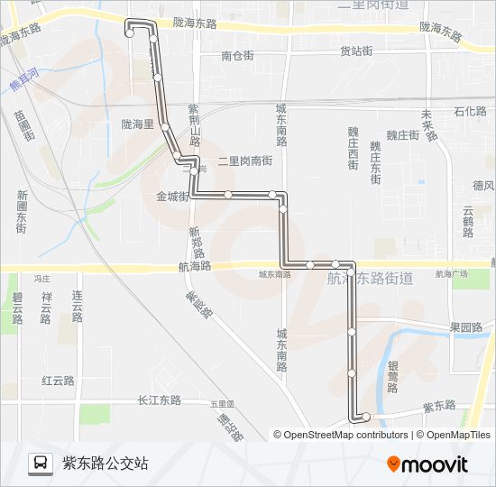 公交S118路的线路图