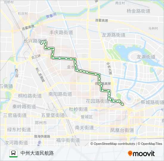公交209路的线路图