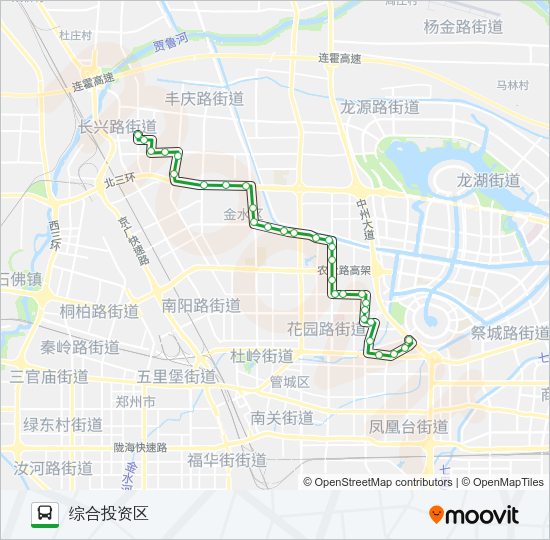 公交209路的线路图