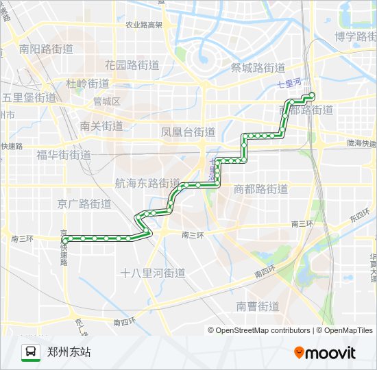 公交165路的线路图