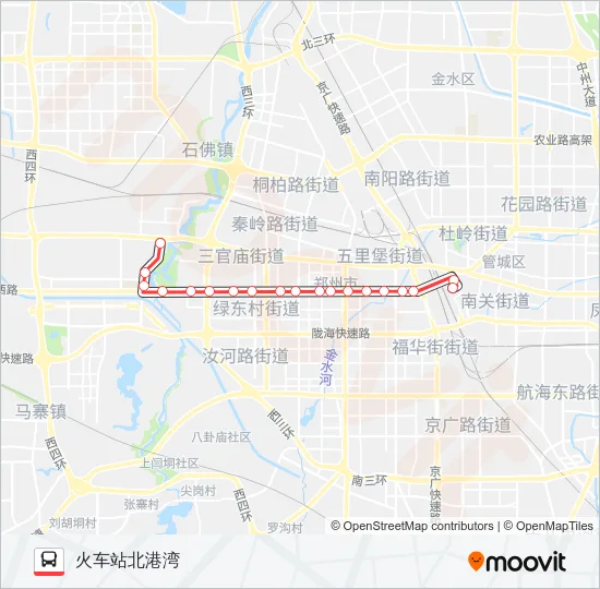公交Y7路的线路图