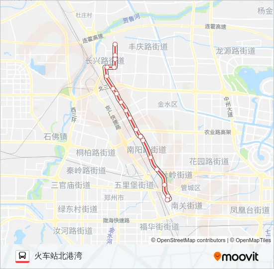 公交Y8路的线路图