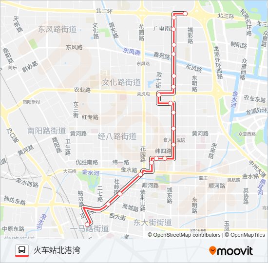 公交Y10路的线路图