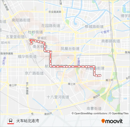 公交Y12路的线路图