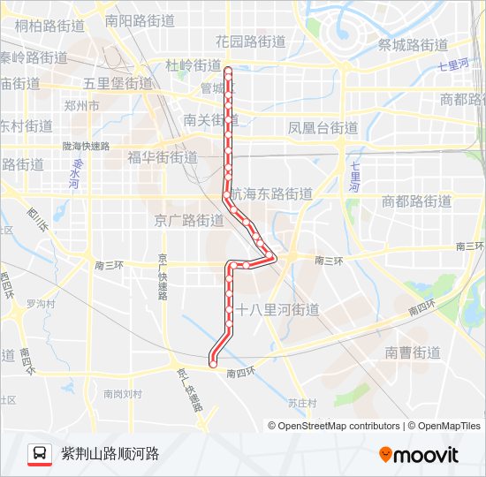 公交Y16路的线路图