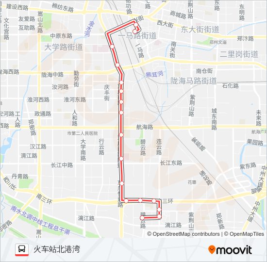 公交Y17路的线路图