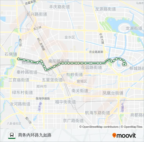 公交Y23路的线路图