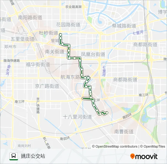 公交Y29路的线路图