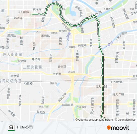 公交Y30路的线路图