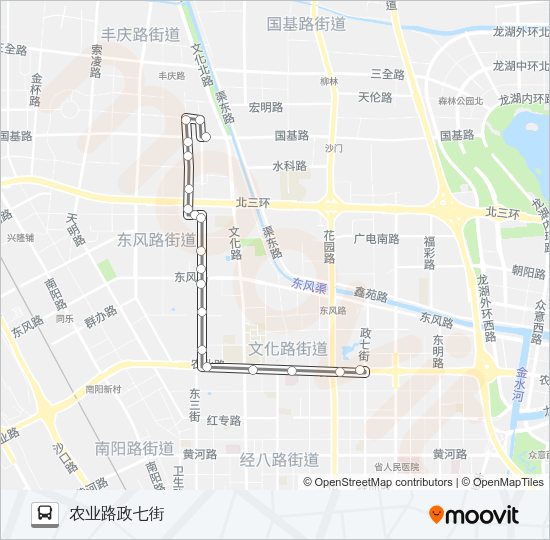 公交S160路的线路图