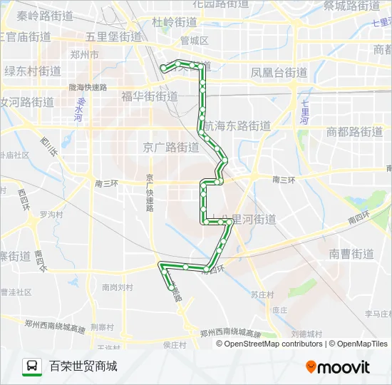 公交136路的线路图