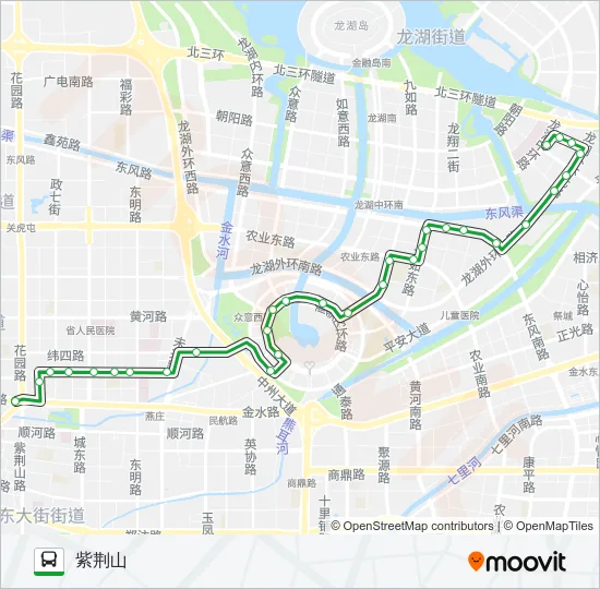 公交195路的线路图