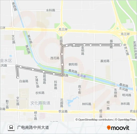 S105路 Bus Line Map